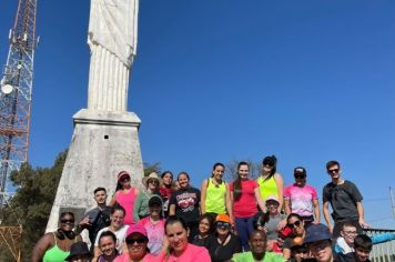 Foto - Caminhada do Grupo Amor à Vida - Mirante do Cristo de Albertina