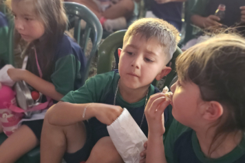 Foto - Crianças da Pré-Escola vivem dia mágico no circo em Jacutinga