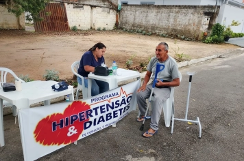 Foto - Hiperdia nos Bairros Santa Clara e São Gonçalo