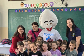 Foto - Saúde e Educação juntas pela vacinação em dia