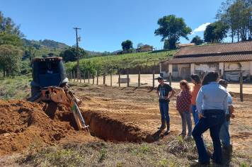 Foto - Instalação de Fossas Biodigestoras na Zona Rural de Albertina