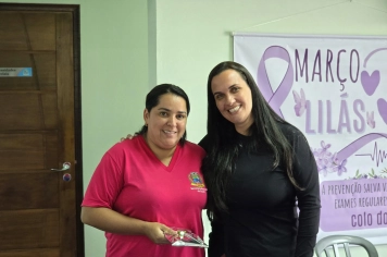 Foto relacionada - Palestra do Março Lilás reforça prevenção do câncer do colo do útero e valoriza saúde da mulher em Albertina