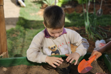 Foto - Plantio de Sementes (Dia da Árvore | Pré-Escola M. Luzia Sanches Diniz)