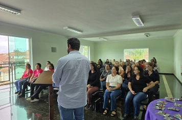 Foto - Março Lilás Palestra de Prevenção e Cuidado com a Mulher