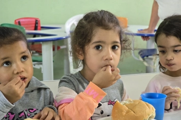 Foto - Lanche Especial de Fim de Ano – Creche Municipal Teresa Rossi