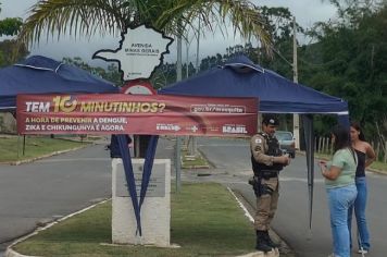 Foto - Blitz Educativa em Albertina mobiliza a comunidade contra Arboviroses