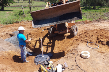 Foto - Instalação de Fossas Biodigestoras na Zona Rural de Albertina
