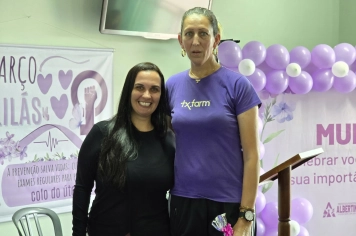 Foto - Março Lilás Palestra de Prevenção e Cuidado com a Mulher