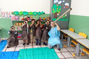 Foto - Atividade lúdica estimula aprendizado e imaginação das crianças do Maternal