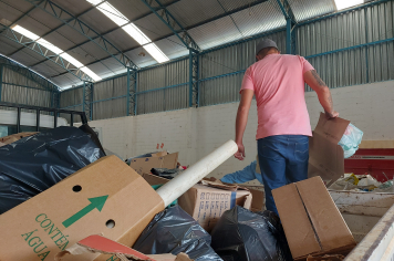 Foto - Primeiro Dia da Coleta Seletiva em Albertina!