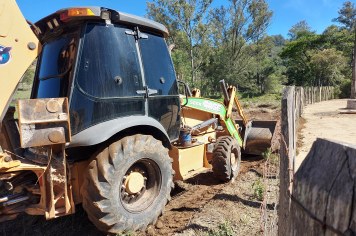 Foto - Instalação de Fossas Biodigestoras na Zona Rural de Albertina