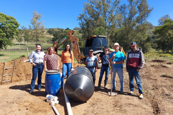 Foto - Instalação de Fossas Biodigestoras na Zona Rural de Albertina