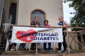 Foto - Hiperdia nos Bairros Santa Clara e São Gonçalo