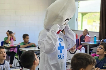 Foto - Saúde e Educação juntas pela vacinação em dia