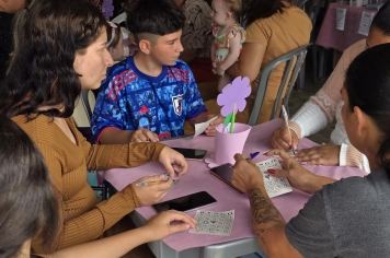Foto - Dia da Mulher no CRAS Homenagem e Convivência