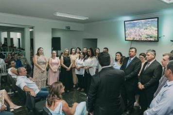 Foto - Relembre o momento histórico da posse em Albertina: Gestão 2025-2028 inicia com fé, compromisso e união