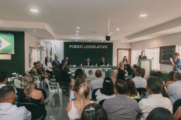 Foto - Relembre o momento histórico da posse em Albertina: Gestão 2025-2028 inicia com fé, compromisso e união