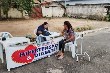 Foto - Hiperdia nos Bairros Santa Clara e São Gonçalo