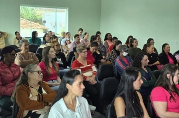 Foto - Março Lilás Palestra de Prevenção e Cuidado com a Mulher