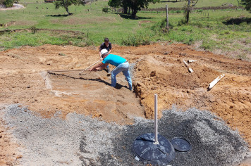 Foto - Instalação de Fossas Biodigestoras na Zona Rural de Albertina
