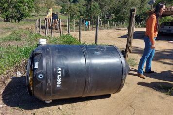 Foto - Instalação de Fossas Biodigestoras na Zona Rural de Albertina