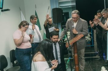 Foto - Relembre o momento histórico da posse em Albertina: Gestão 2025-2028 inicia com fé, compromisso e união