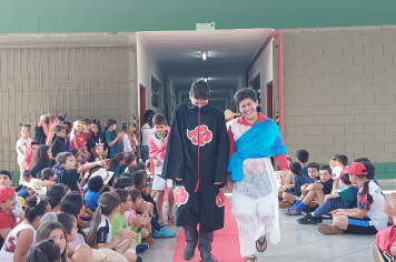 Foto - Dia de Fantasia na Escola Municipal Antônio Ferreira