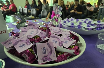 Foto - Março Lilás Palestra de Prevenção e Cuidado com a Mulher