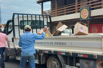 Foto - Primeiro Dia da Coleta Seletiva em Albertina!