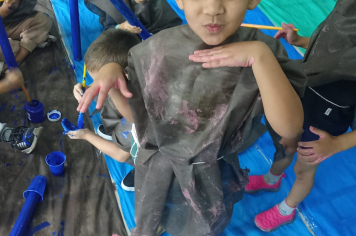 Foto - Atividade lúdica estimula aprendizado e imaginação das crianças do Maternal