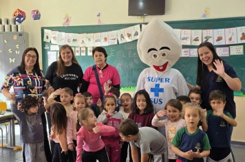 Foto - Saúde e Educação juntas pela vacinação em dia