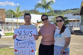 Foto - Evangelização em Albertina (8º Semana Evangélica)