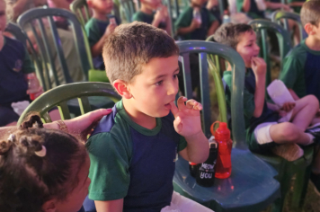 Foto - Crianças da Pré-Escola vivem dia mágico no circo em Jacutinga