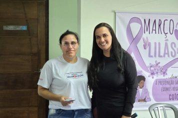 Foto relacionada - Palestra do Março Lilás reforça prevenção do câncer do colo do útero e valoriza saúde da mulher em Albertina