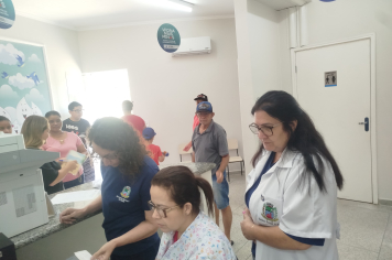 Foto - Campanha de Atualização de Vacinas na UBS de Albertina