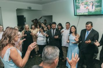 Foto - Relembre o momento histórico da posse em Albertina: Gestão 2025-2028 inicia com fé, compromisso e união