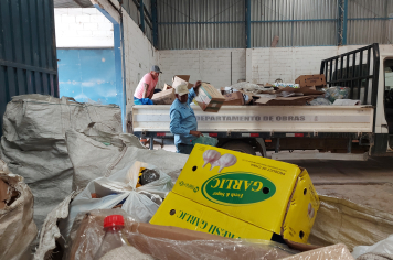 Foto - Primeiro Dia da Coleta Seletiva em Albertina!