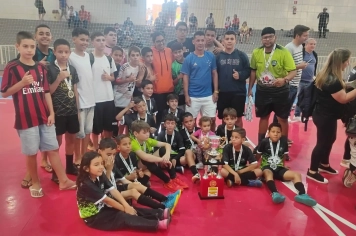 Foto - Encerramento da 3ª Copa de Futsal de Base