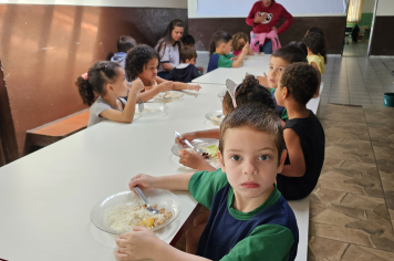Foto - Alimentação nas Escolas de Albertina