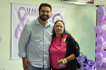 Foto - Março Lilás Palestra de Prevenção e Cuidado com a Mulher