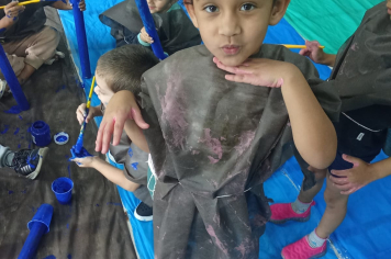 Foto - Atividade lúdica estimula aprendizado e imaginação das crianças do Maternal