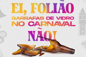 PROIBIDO GARRAFAS DE VIDRO