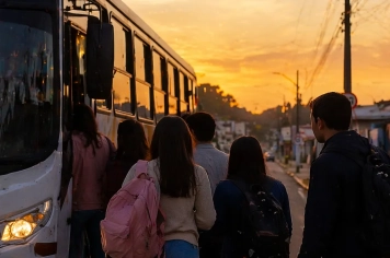 Novo horário do transporte para a Unipinhal passa a valer em Albertina