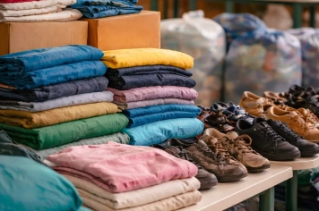 Campanha solidária do CRAS é estendida até hoje 909/02) e segue com distribuição de itens doados em Albertina