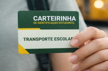 Carteirinha do Transporte Escolar já está disponível para retirada na Secretaria de Educação