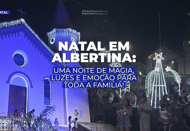 Albertina se ilumina com a magia do Natal em uma noite repleta de emoções