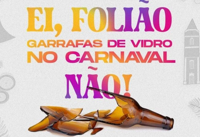 PROIBIDO GARRAFAS DE VIDRO