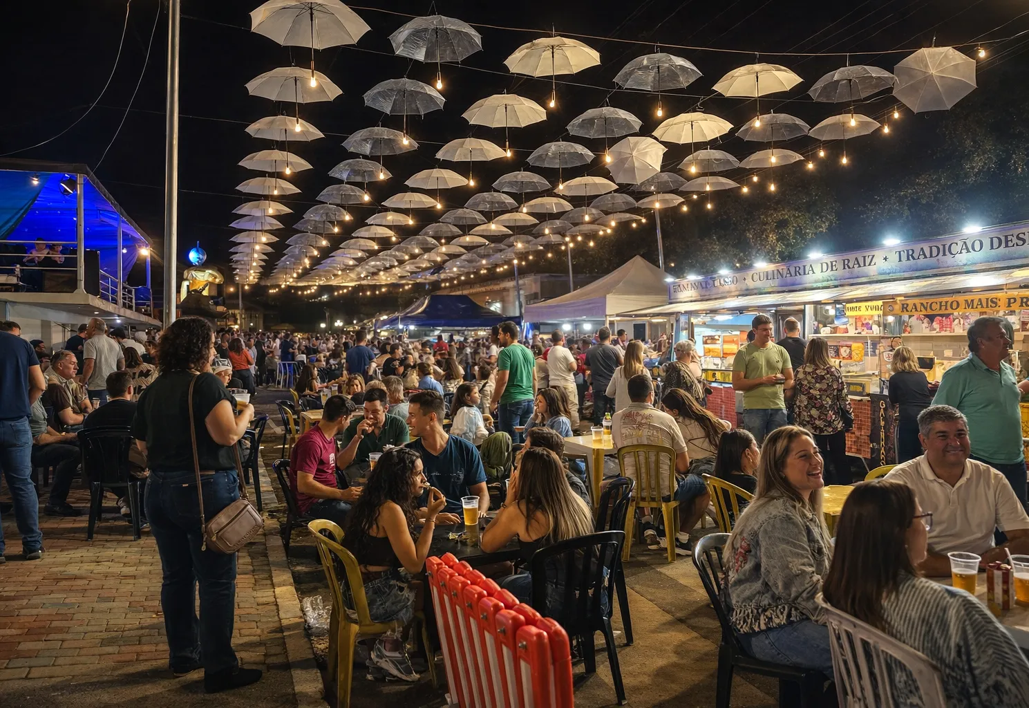 Feira Noturna volta dia 18 de abril e promete mais uma noite de encontros e sabores em Albertina