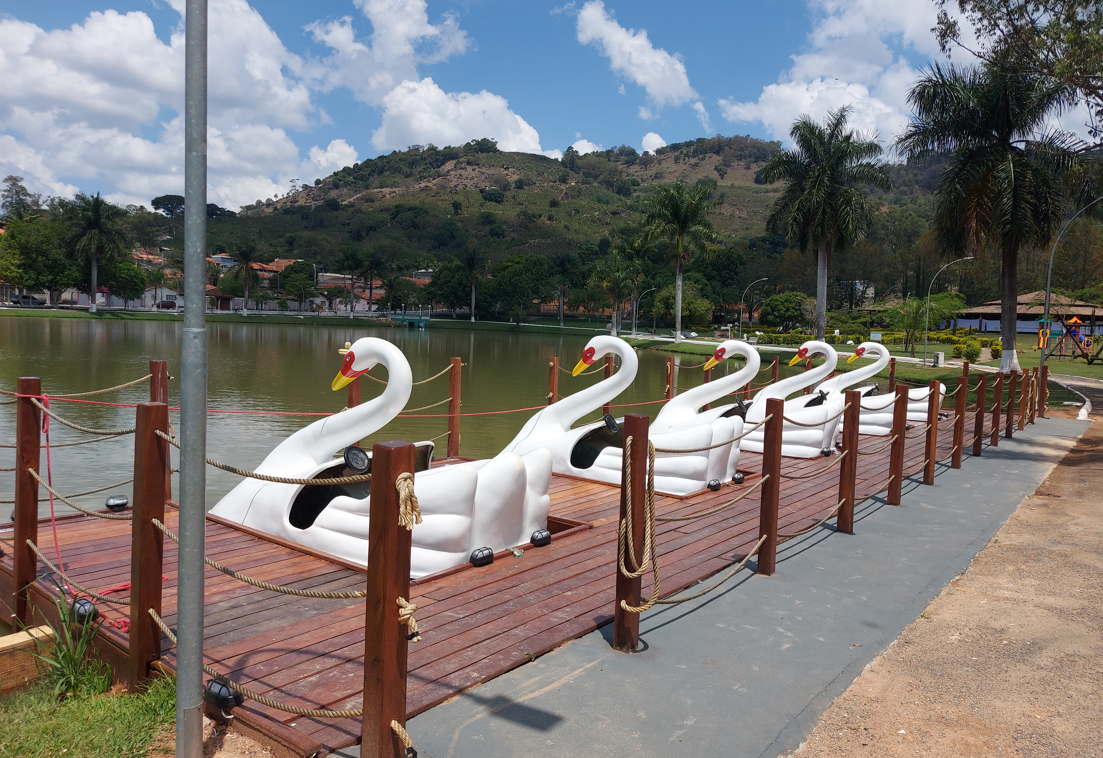 Albertina se prepara para inaugurar os pedalinhos no Parque do Lago: um novo atrativo turístico para toda a região