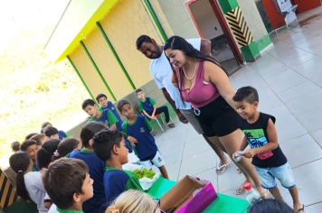 Foto - Horta dos Alunos da Escola Antonio Ferreira 